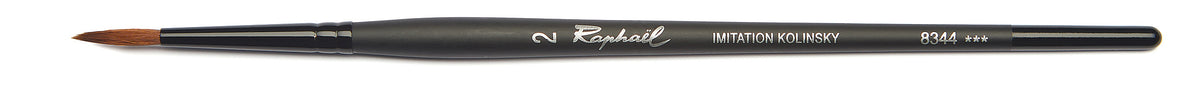 Raphaël Stradivarius Imitation Kolinsky Round Brush, Series 8344 – Size 2