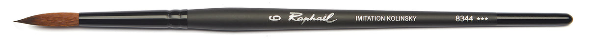 Raphaël Stradivarius Imitation Kolinsky Round Brush, Series 8344 – Size 6