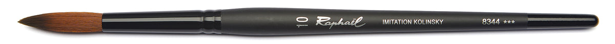 Raphaël Stradivarius Imitation Kolinsky Round Brush, Series 8344 – Size 10