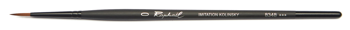 Raphaël Stradivarius Imitation Kolinsky Thin Round Brush, Series 8348 – Size 0