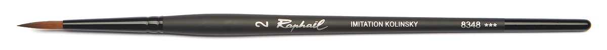 Raphaël Stradivarius Imitation Kolinsky Thin Round Brush, Series 8348 – Size 2