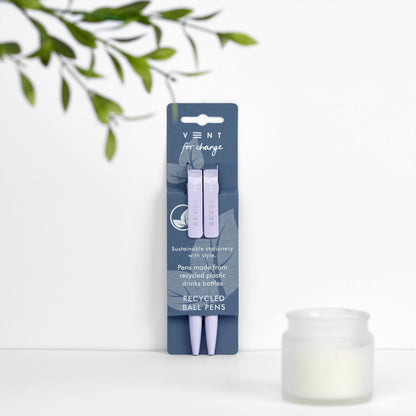 VENT SUCSEED Recycled Ballpoint Pens – Lavender