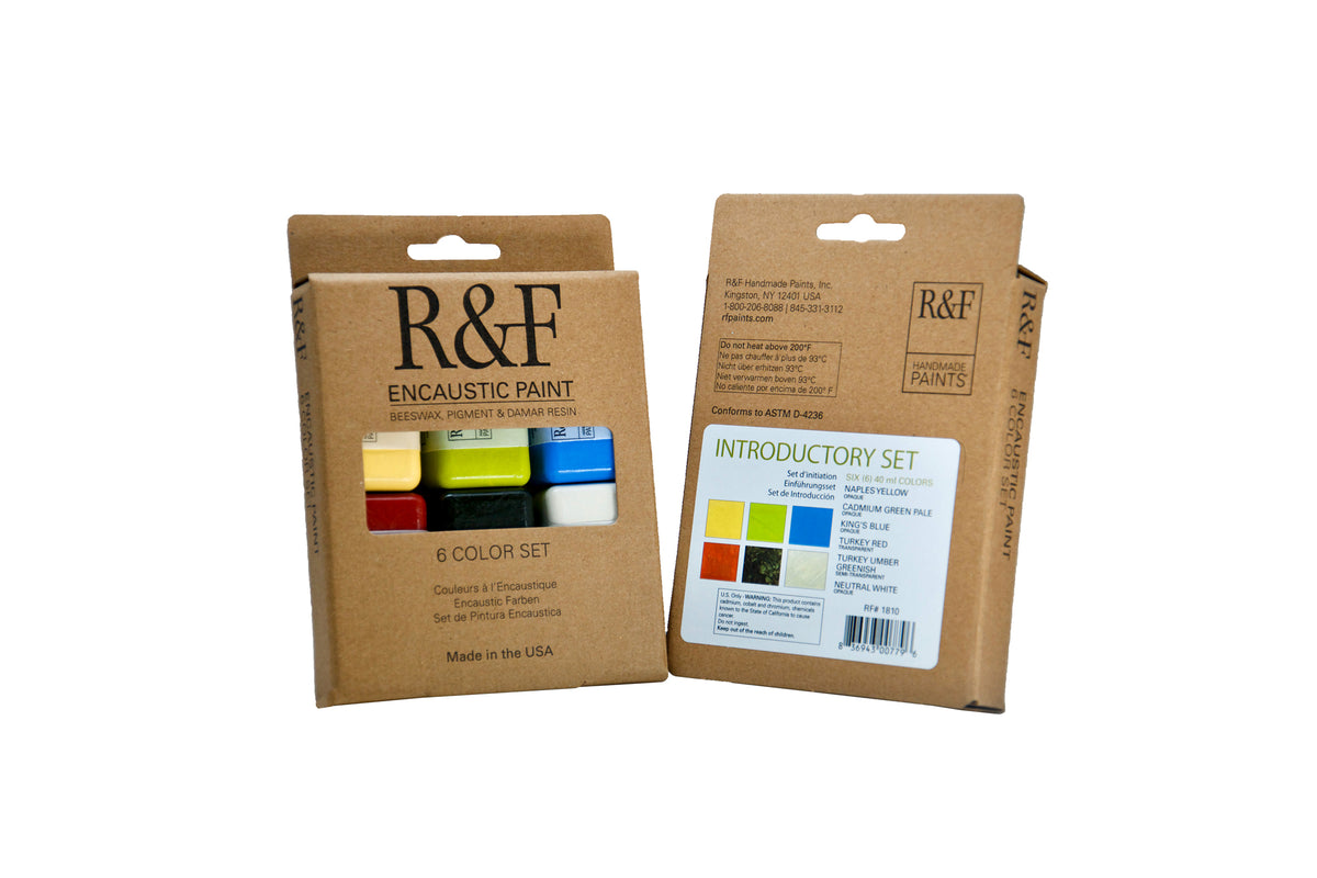 R&F Encaustic Paint Introductory Set of 6