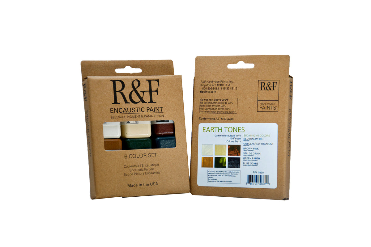 R&F Encaustic Paint Earth Tones Set of 6