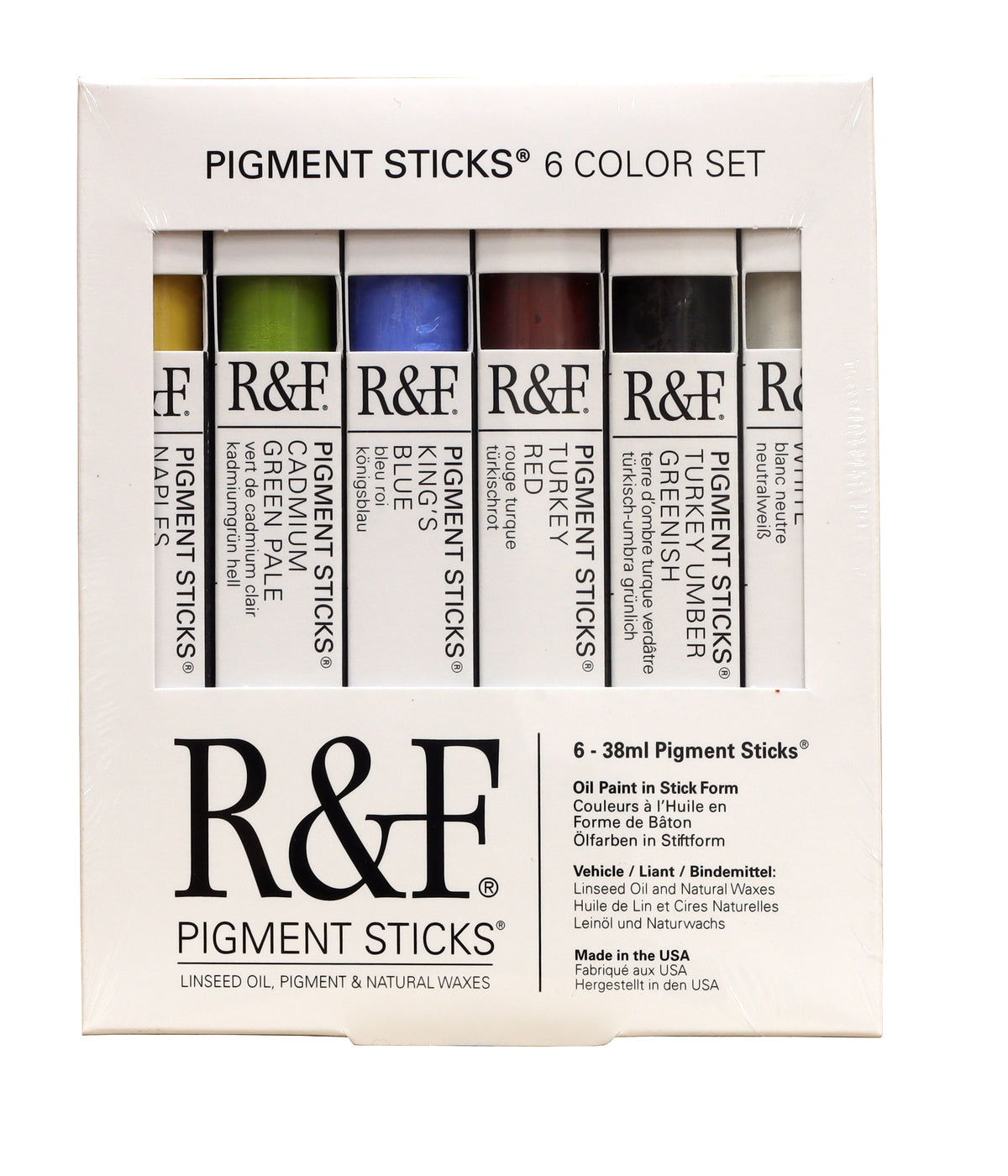 R&F Pigment Stick Introductory Set of 6