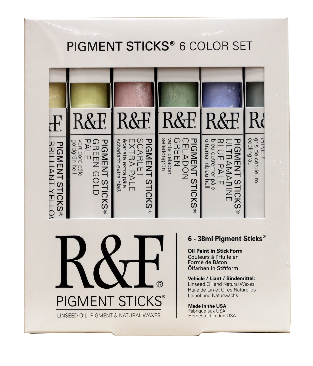 R&F Pigment Stick Chromatic Set of 6
