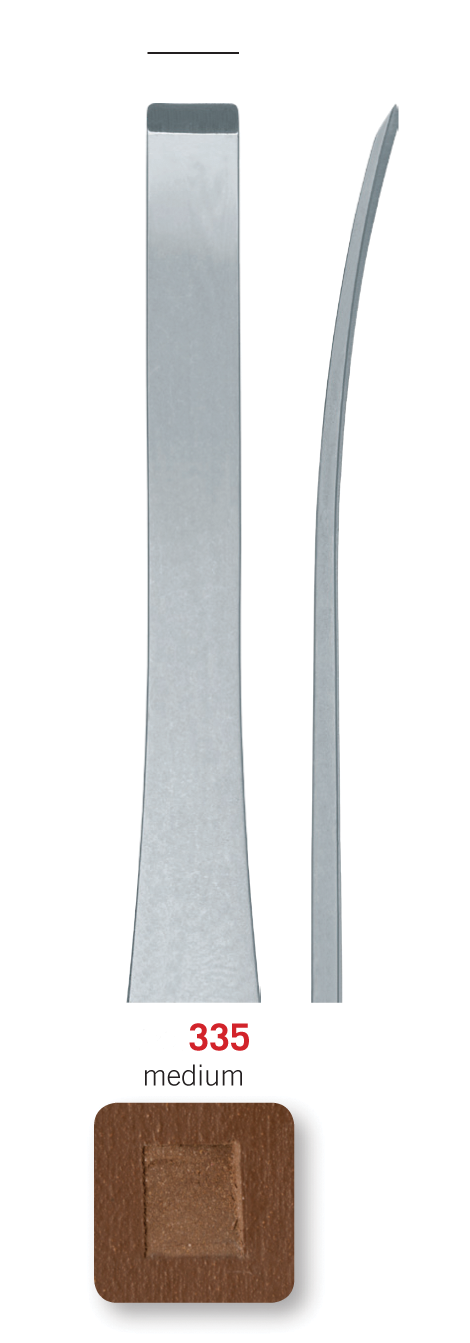 RGM Professional Lino Tool No. 335 – Chisel Tool, Curved, Medium