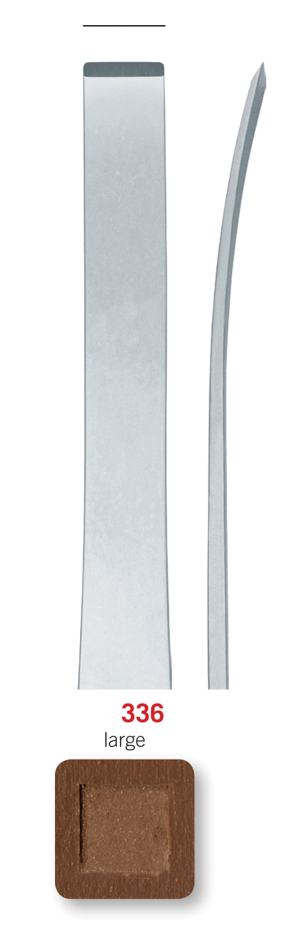 RGM Professional Lino Tool No. 336 – Chisel Tool, Curved, Large