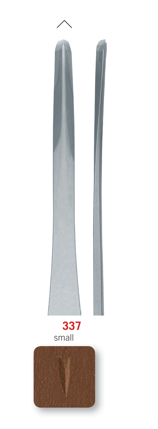 RGM Professional Lino Tool No. 337 – V Tool, Flat, Small