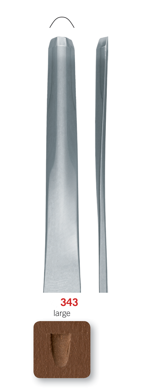 RGM Professional Lino Tool No. 343 – U Tool, Flat, Large