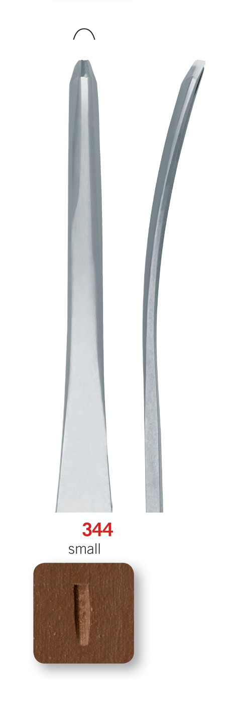 RGM Professional Lino Tool No. 344 – U Tool, Curved, Small