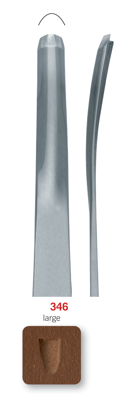 RGM Professional Lino Tool No. 346 – U Tool, Curved, Large