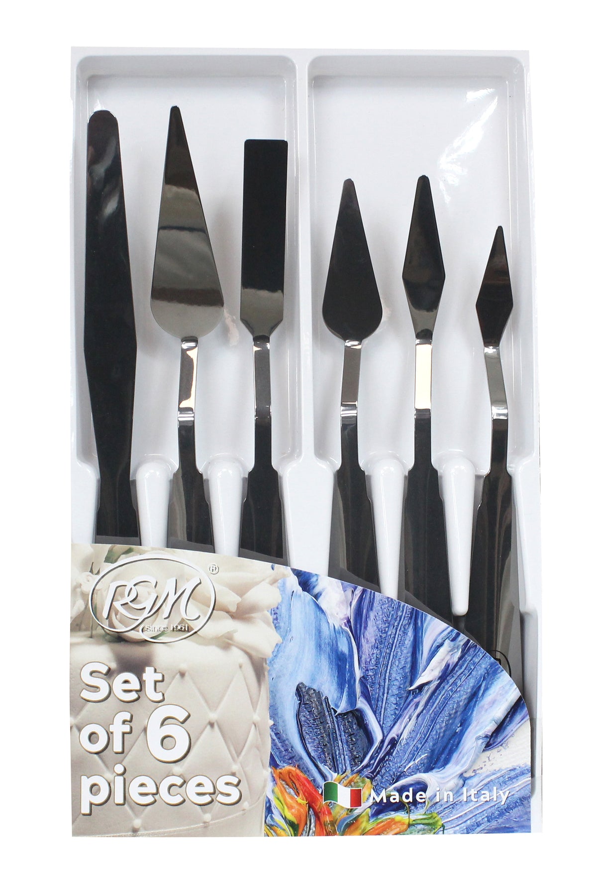 RGM Idea Line Stainless Steel Palette Knife Set of 6