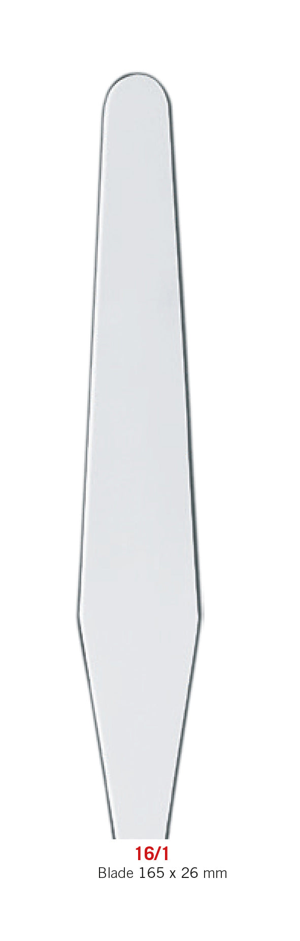 RGM Wooden Handle Palette Knife – No. 16.1