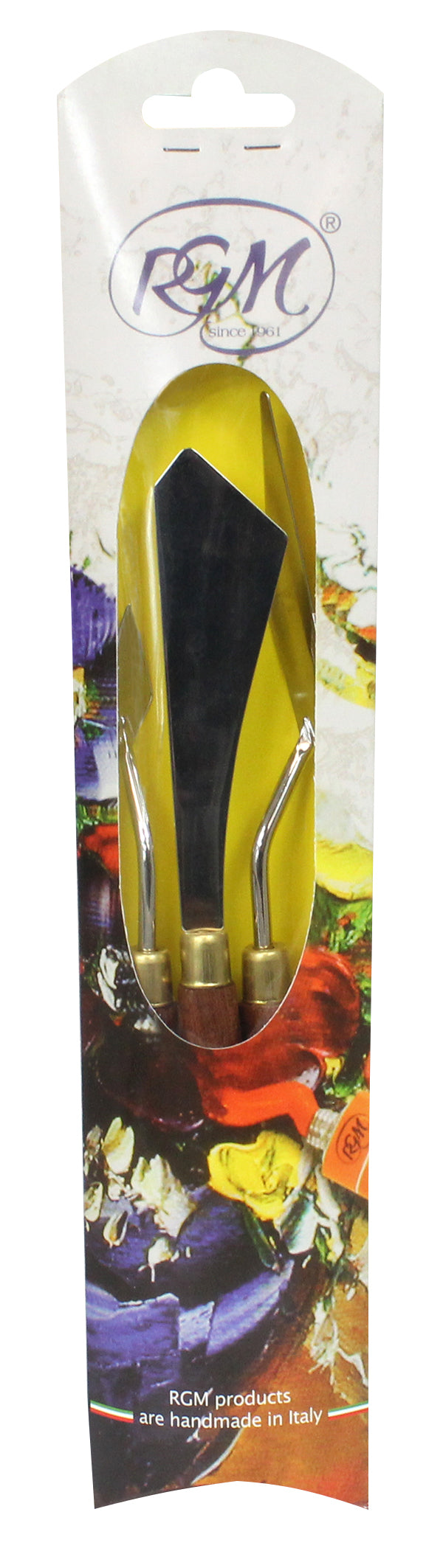 RGM Wooden Handle Palette Knife Set of 3