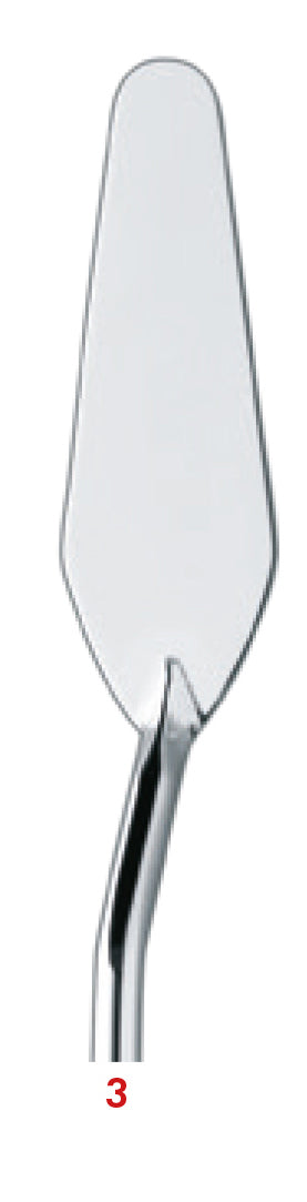 RGM Pro-Grip Palette Knife, Grey Handle – No. 3