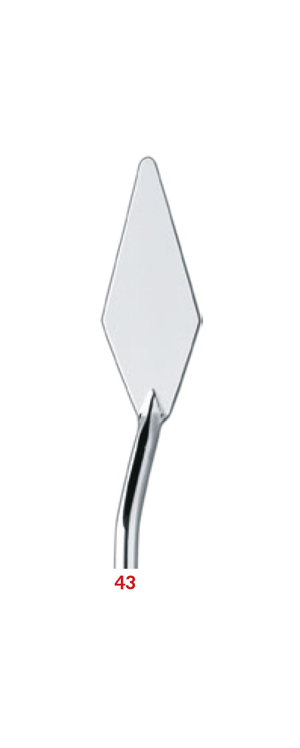 RGM Pro-Grip Palette Knife, Grey Handle – No. 43
