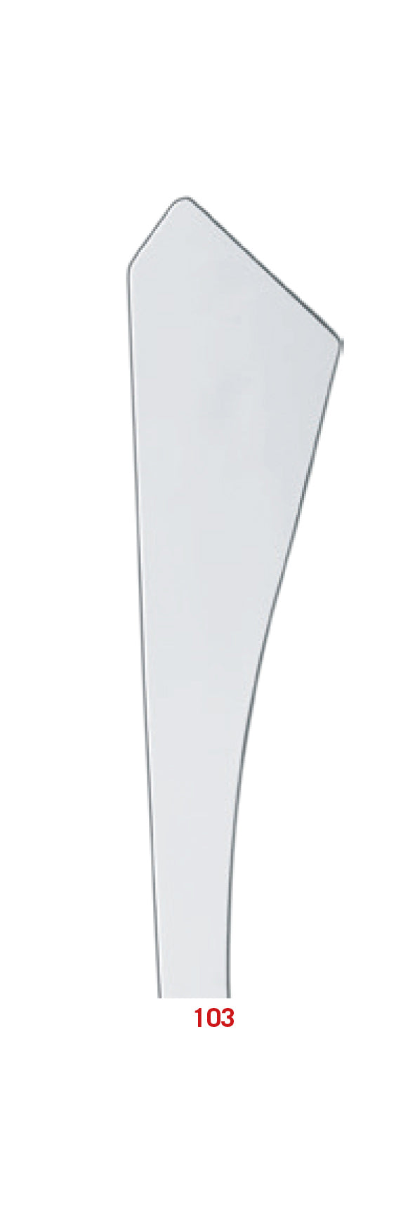 RGM Pro-Grip Palette Knife, Grey Handle – No. 103