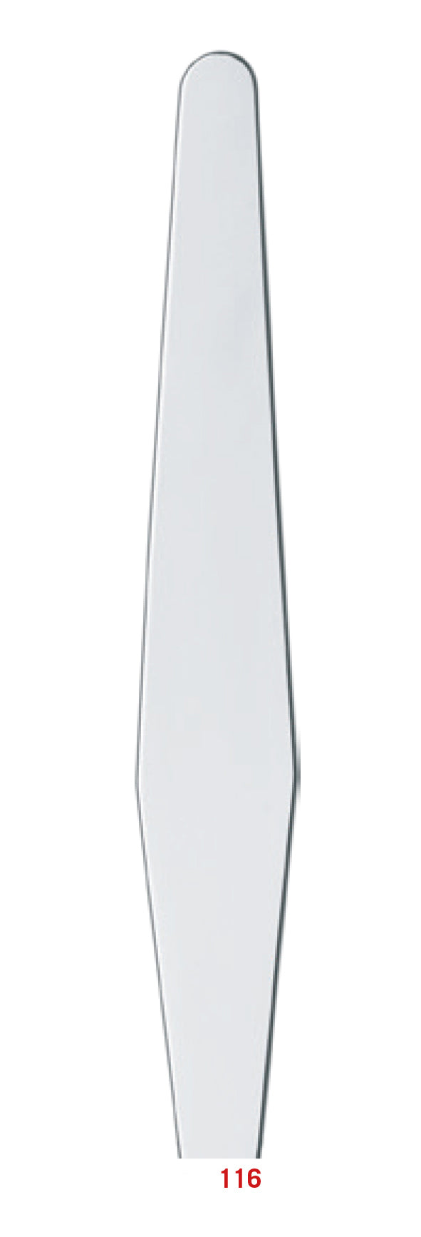 RGM Pro-Grip Palette Knife, Grey Handle – No. 116