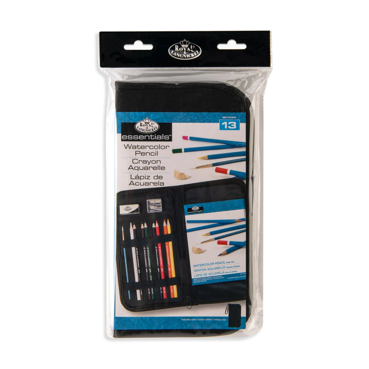 Essentials™ 13-Piece Watercolor Pencil Keep N' Carry Art Set