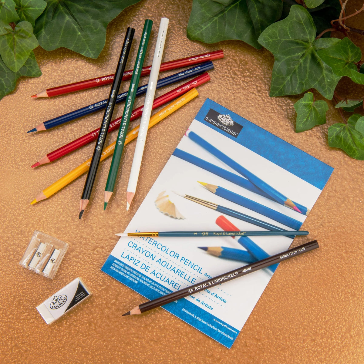 Essentials™ 13-Piece Watercolor Pencil Keep N' Carry Art Set