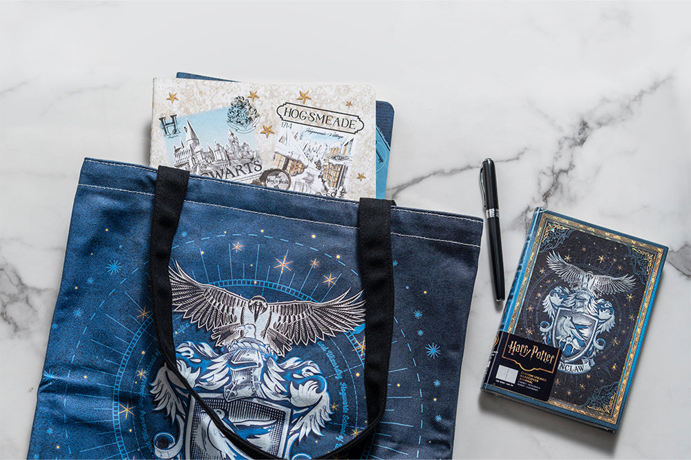 Paperblanks Ravenclaw Tote Cotton Tote Bag – design detail