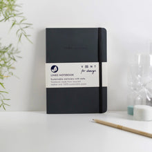 VENT Make a Mark A5 Recycled Leather Lined Notebook – Charcoal