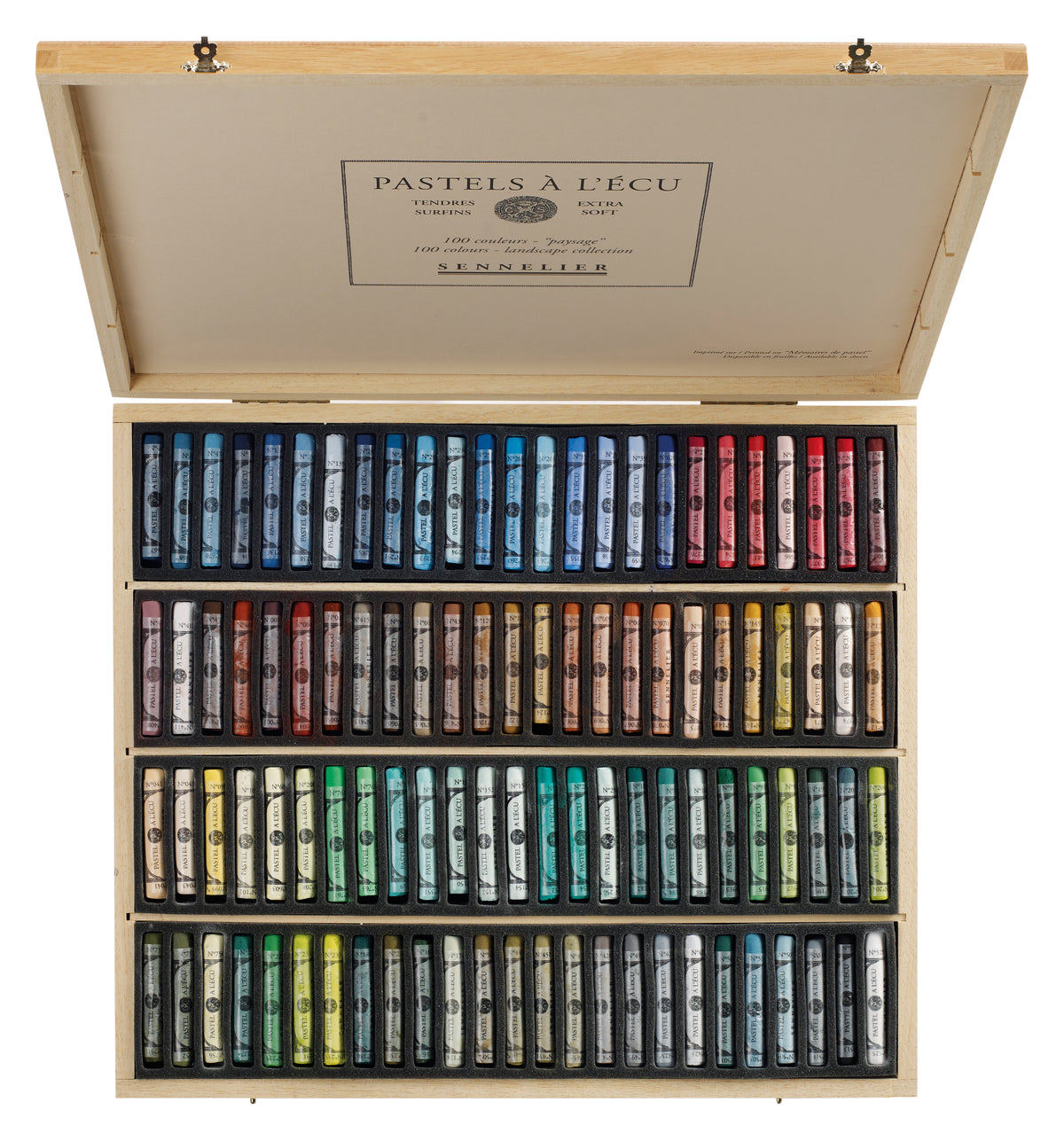 Sennelier Extra-Fine Soft Pastel Wooden Box Set – 100 Landscape