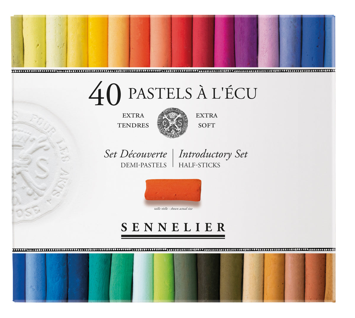 Sennelier Half Soft Pastel Cardboard Box Set – 40 Assorted