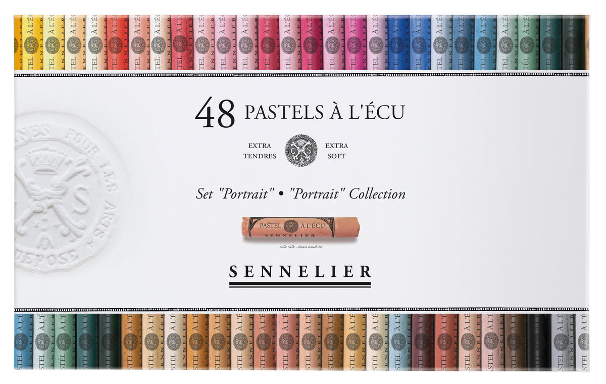Sennelier Extra-Fine Soft Pastel Cardboard Box Set – 48 Portrait