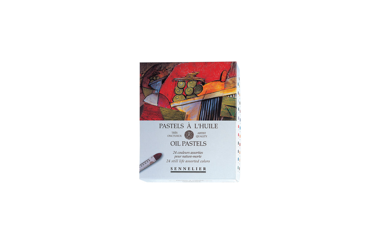 Sennelier Oil Pastel Cardboard Box Set – 24 Still Life