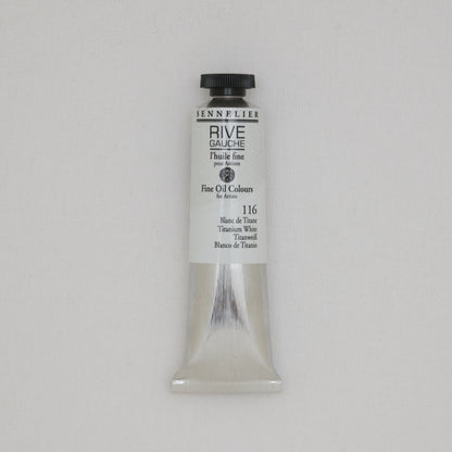 Sennelier Rive Gauche Fine Oil Colour 40ml – Titanium White 116