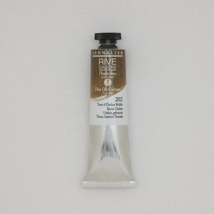 Sennelier Rive Gauche Fine Oil Colour 40ml – Burnt Umber 202