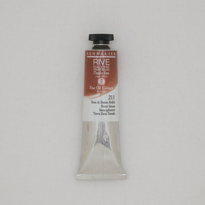 Sennelier Rive Gauche Fine Oil Colour 40ml – Burnt Sienna 211
