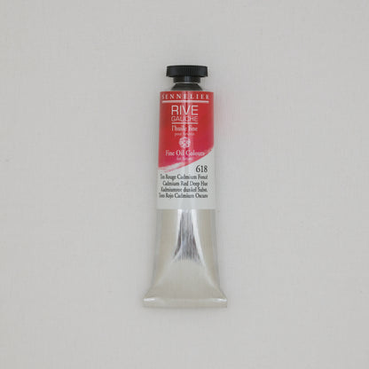 Sennelier Rive Gauche Fine Oil Colour 40ml – Cadmium Red Deep Hue 618