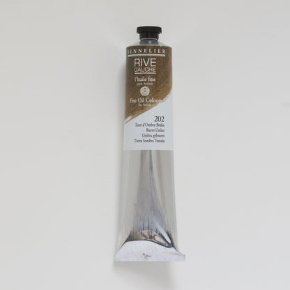 Sennelier Rive Gauche Fine Oil Colour 200ml – Burnt Umber 202