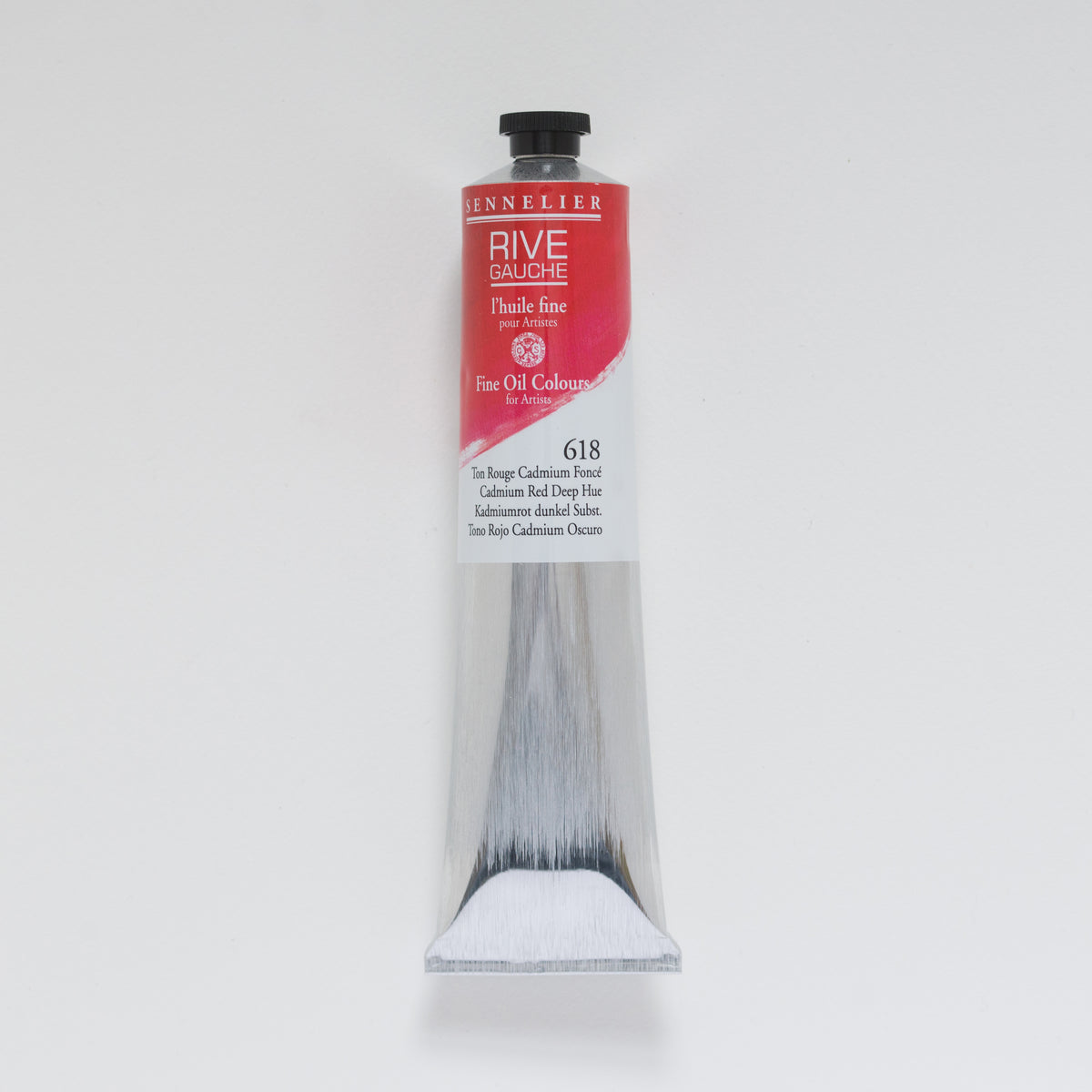 Sennelier Rive Gauche Fine Oil Colour 200ml – Cadmium Red Deep Hue 618