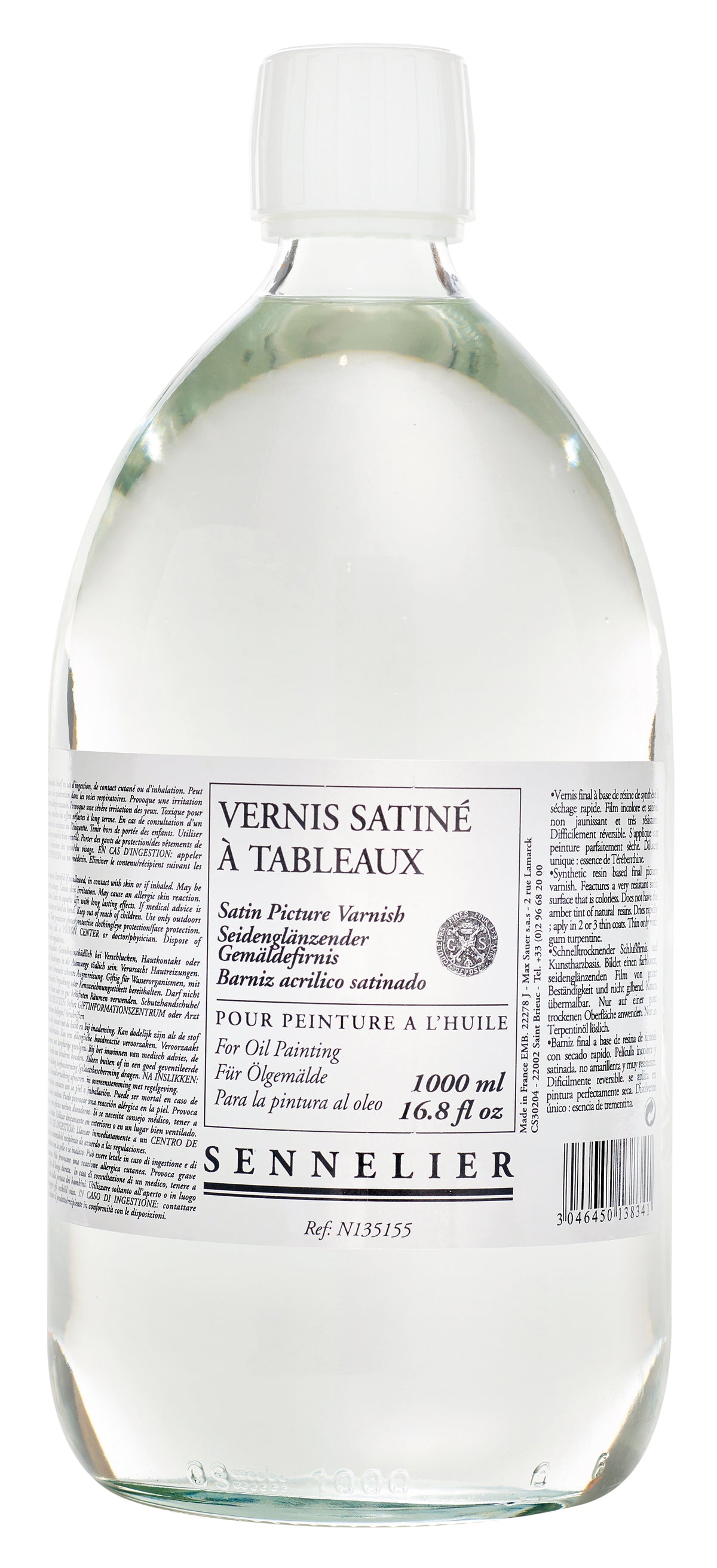 Sennelier Satin Painting Varnish – 1000ml