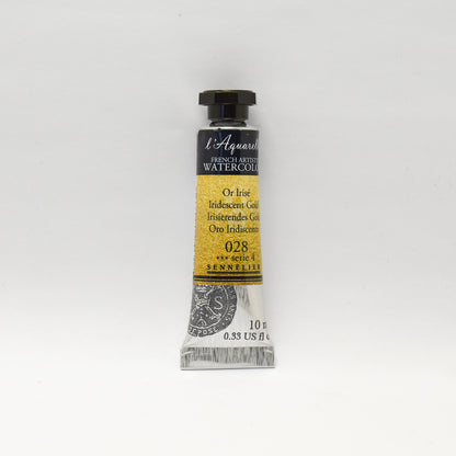 Sennelier Artist Watercolour 10ml Tube – Iridescent Gold 028