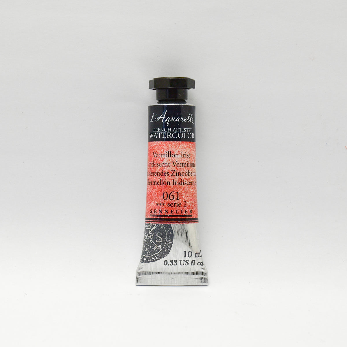 Sennelier Artist Watercolour 10ml Tube – Iridescent Vermilion 061