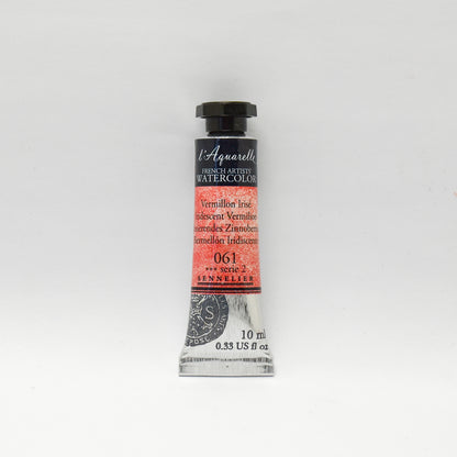 Sennelier Artist Watercolour 10ml Tube – Iridescent Vermilion 061