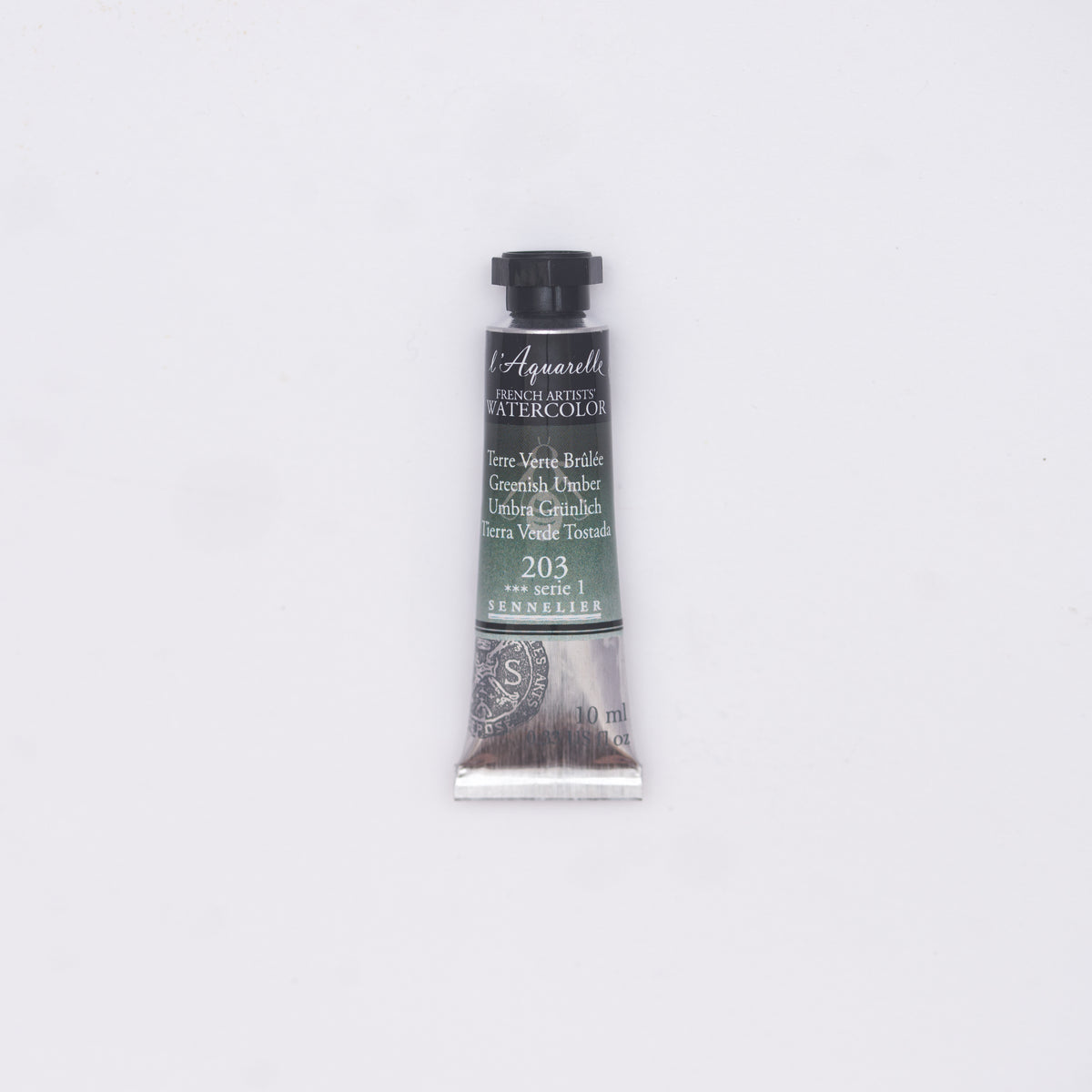 Sennelier Artist Watercolour 10ml Tube – Greenish Umber 203