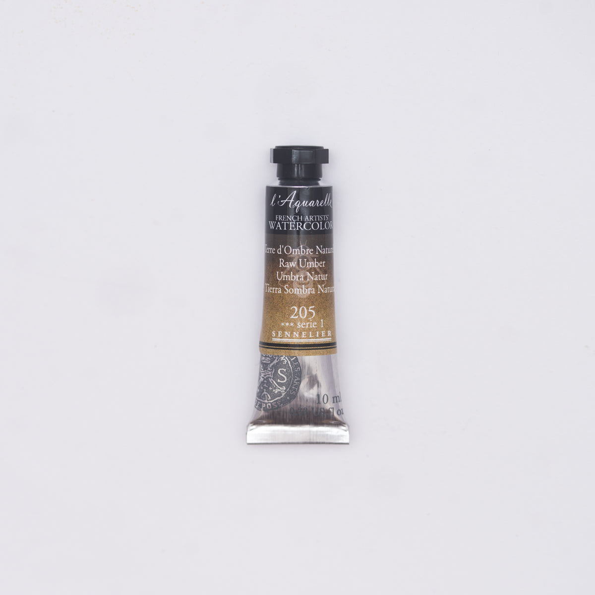 Sennelier Artist Watercolour 10ml Tube – Raw Umber 205
