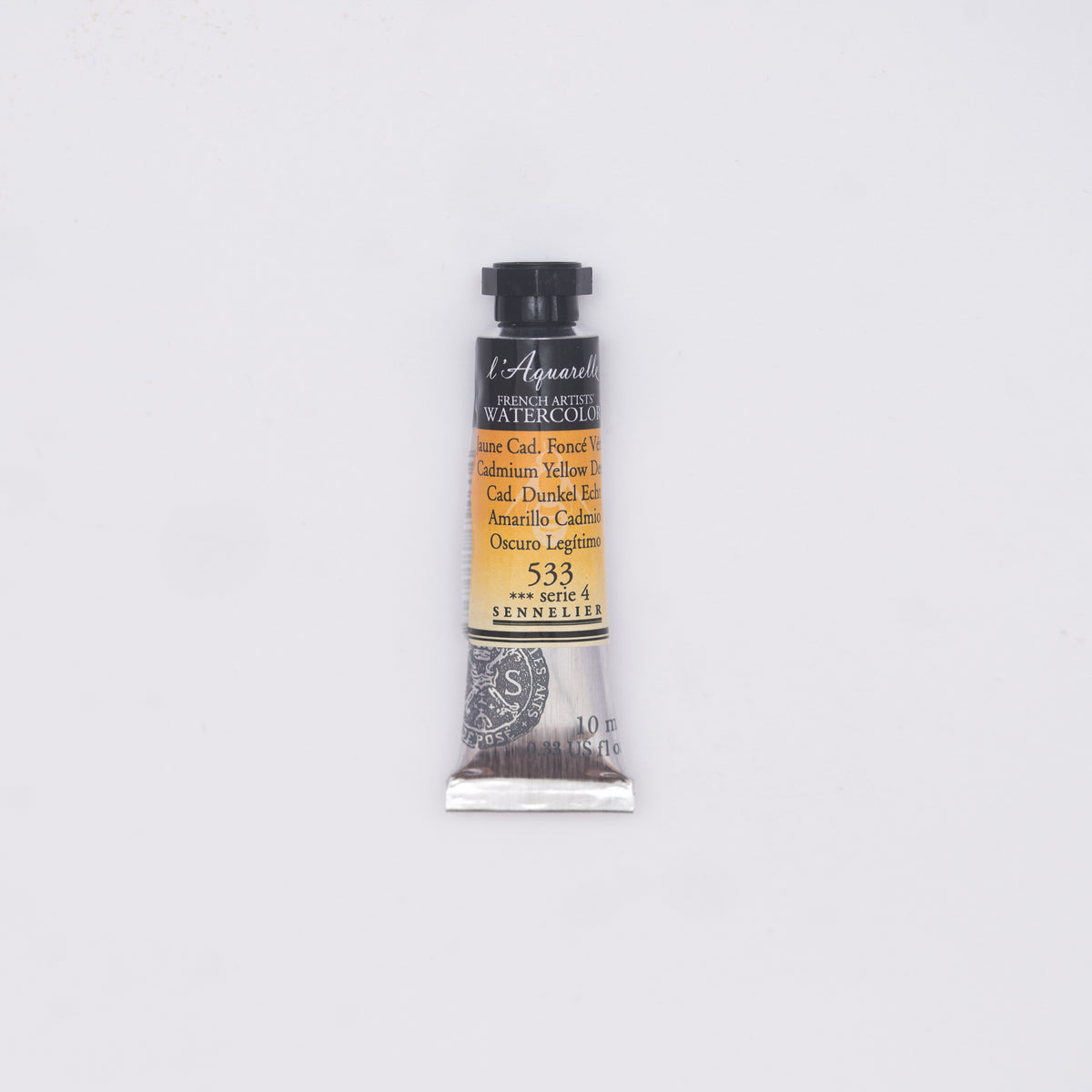 Sennelier Artist Watercolour 10ml Tube – Cadmium Yellow Deep 533
