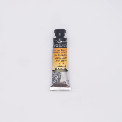 Sennelier Artist Watercolour 10ml Tube – Cadmium Yellow Deep 533
