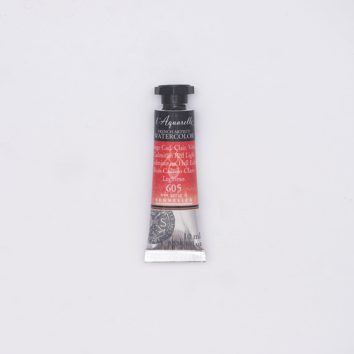 Sennelier Artist Watercolour 10ml Tube – Cadmium Red Light 605
