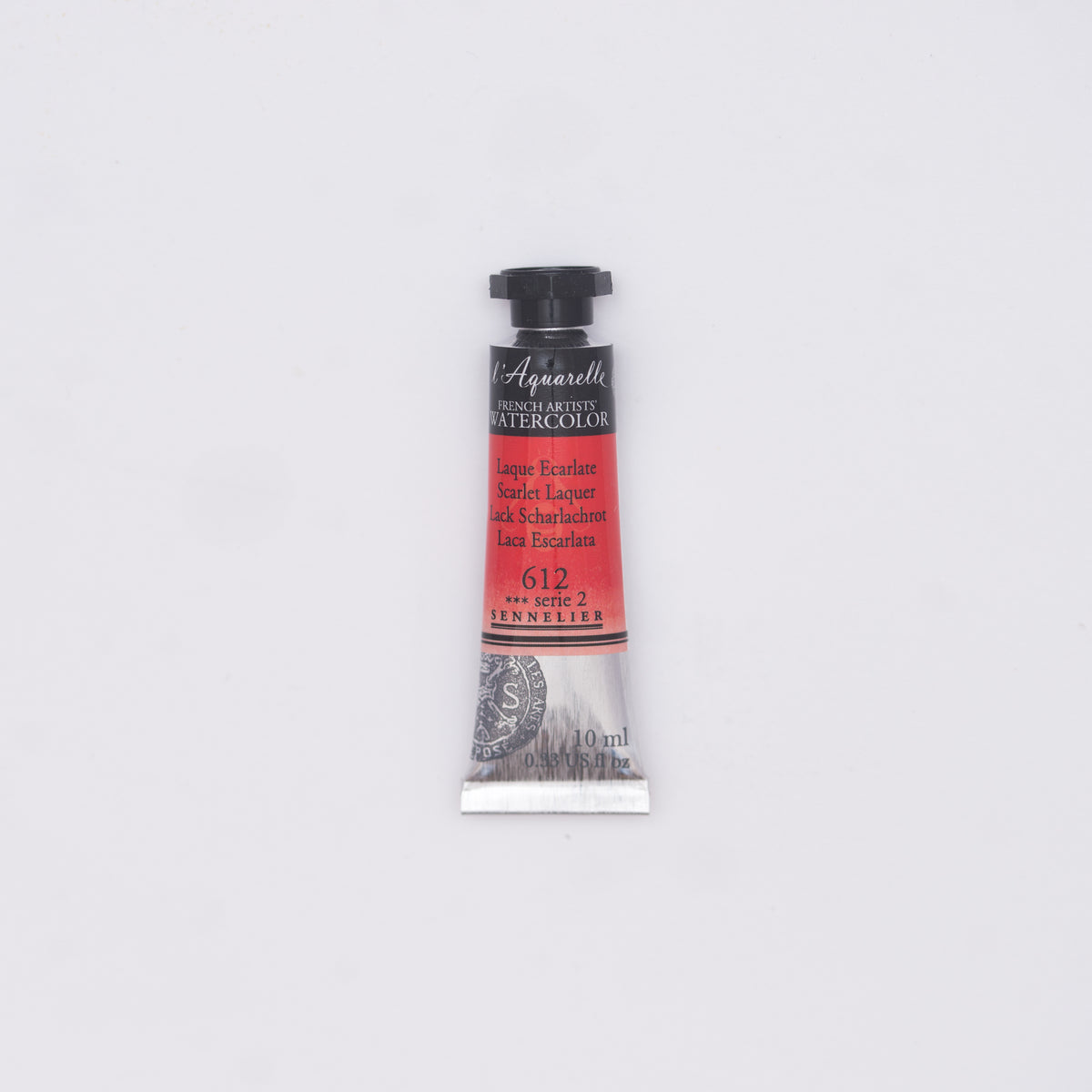 Sennelier Artist Watercolour 10ml Tube – Scarlet Lacquer 612
