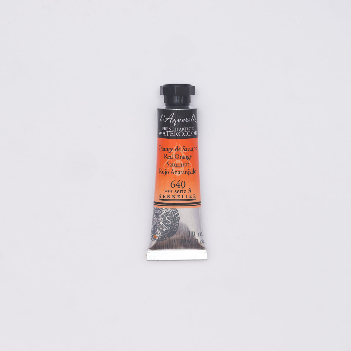 Sennelier Artist Watercolour 10ml Tube – Red Orange 640