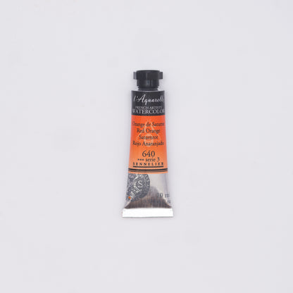 Sennelier Artist Watercolour 10ml Tube – Red Orange 640