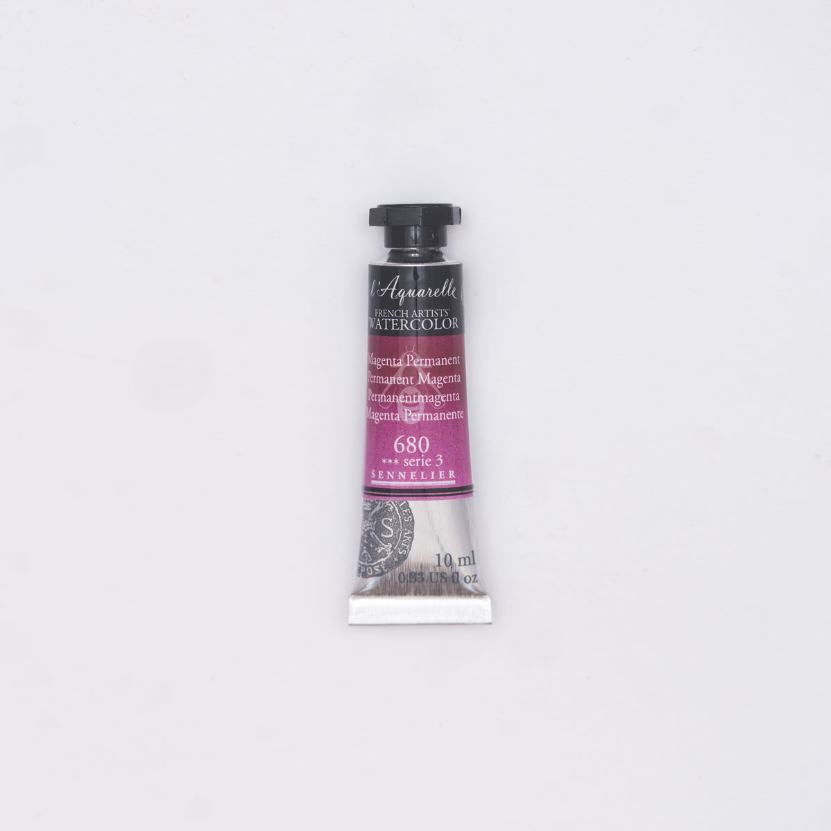 Sennelier Artist Watercolour 10ml Tube – Permanent Magenta 680